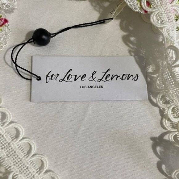 For Love & Lemons Trellis Rose Garter Belt New Womens XXS - Picture 6 of 14